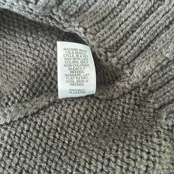 Trouvé Gray Short Sleeve Loose Fit Sweater with Detailed Neckline, Sz XS/S - Picture 8 of 8